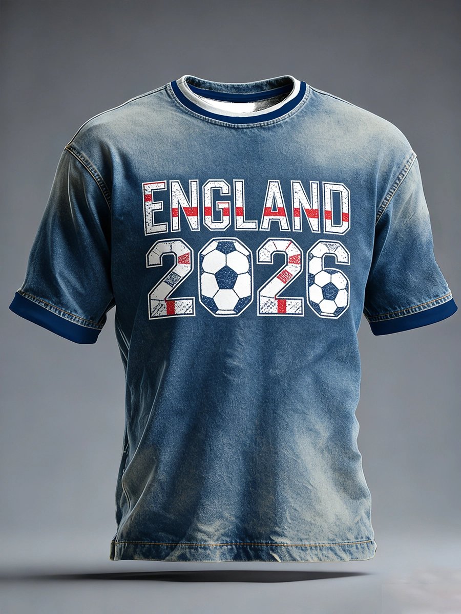 Men's British Football Fan Short-Sleeve T-Shirt