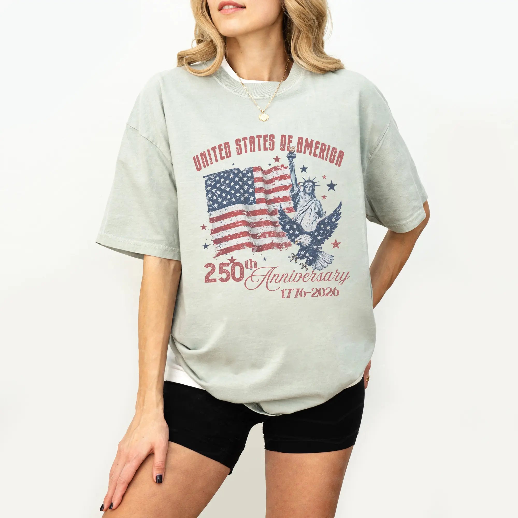 Women's  America 250th Anniversary Comfort Colors Shirt
