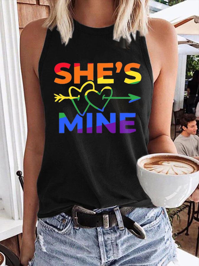 Women's She's Mine Print Tank Top