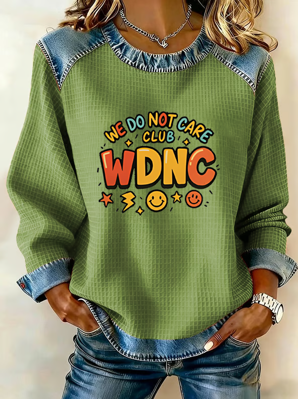 Women's  Retro Funny Proud Member Of Club We Do Not Care Menopause Perimenopause Print  Sweatshirt
