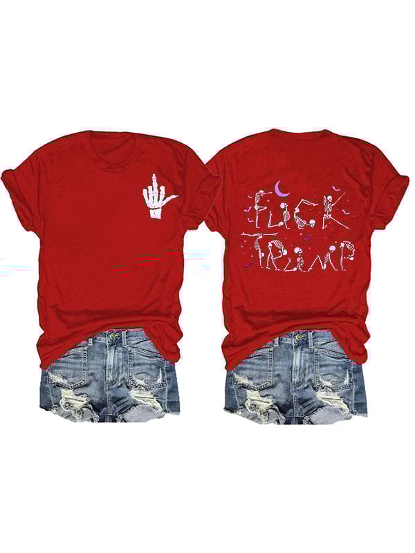 Women's Halloween FDT Printed T-shirt