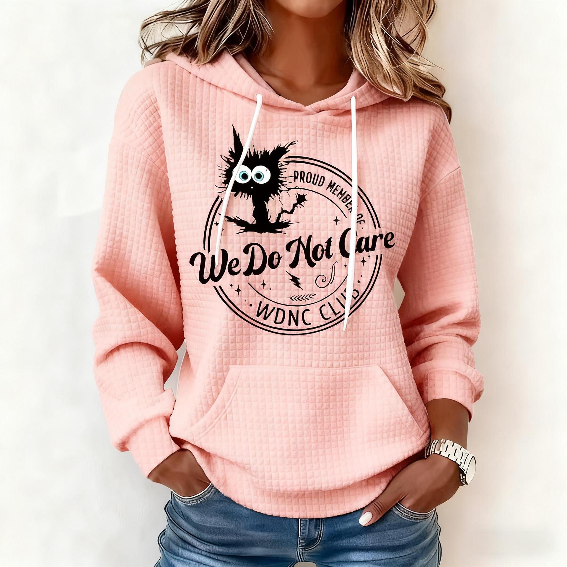 Retro Funny Proud Member Of WDNC Club We Do Not Care Menopause Perimenopause Print Hoodie