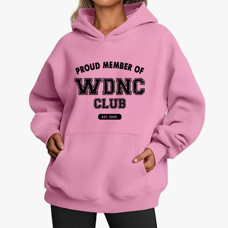 Women's Retro Fun "We Don't Care About Menopause/Perimenopause" Printed Pullover Sweatshirt