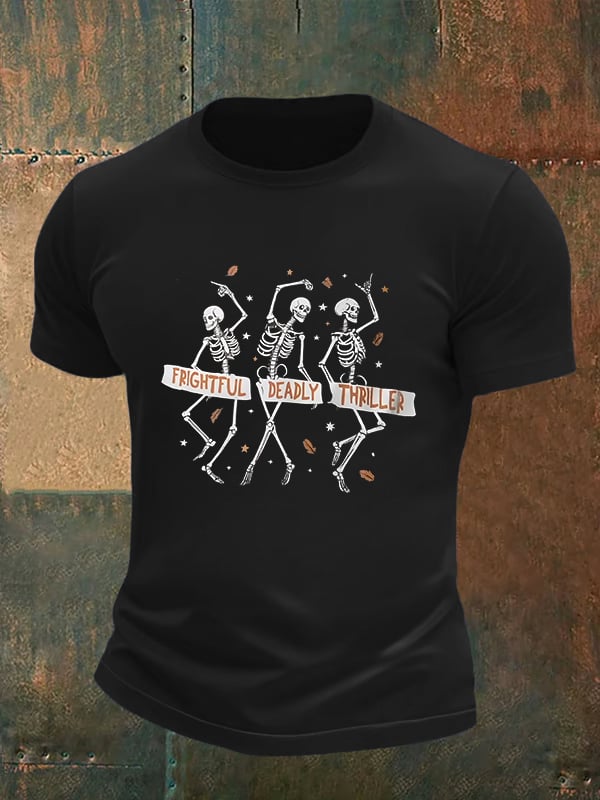 Men's   Skeleton FDT Print T-Shirt