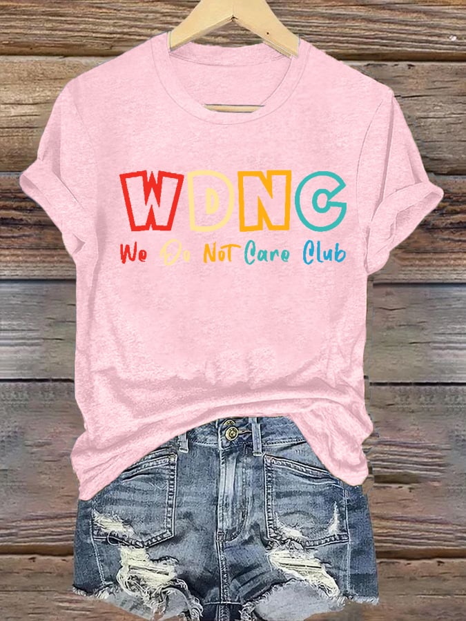 Women's  Retro Funny Proud Member Of Club Menopause Perimenopause Print T-Shirt