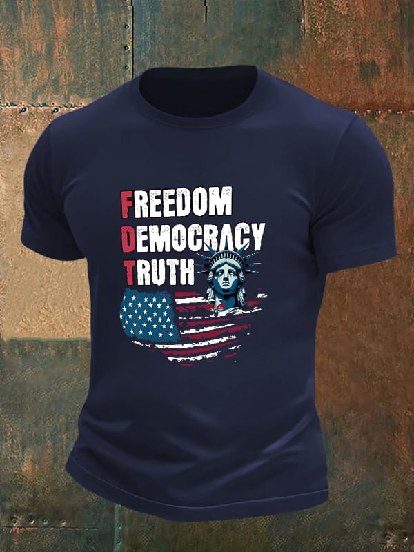 Men's FDT Printed Casual T-Shirt