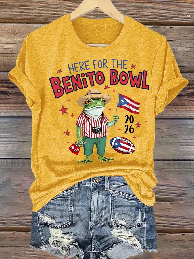 Women's  Benito Bowl Puerto Rico Football T-Shirt