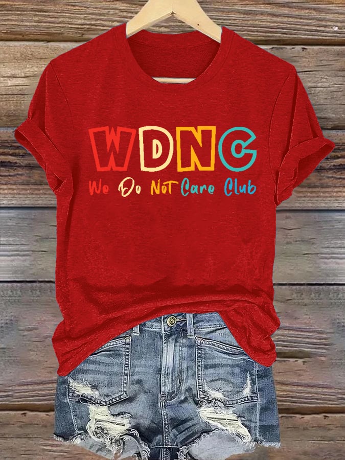 Women's  Retro Funny Proud Member Of Club Menopause Perimenopause Print T-Shirt