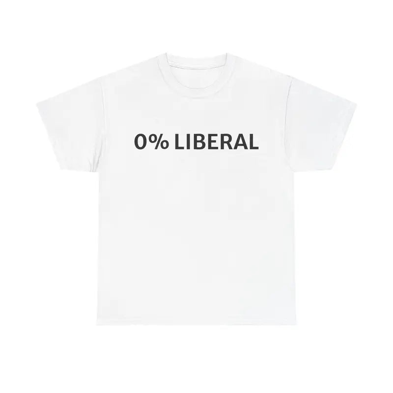 Unisex  0% LIBERAL HumoristiqueT-shirt
