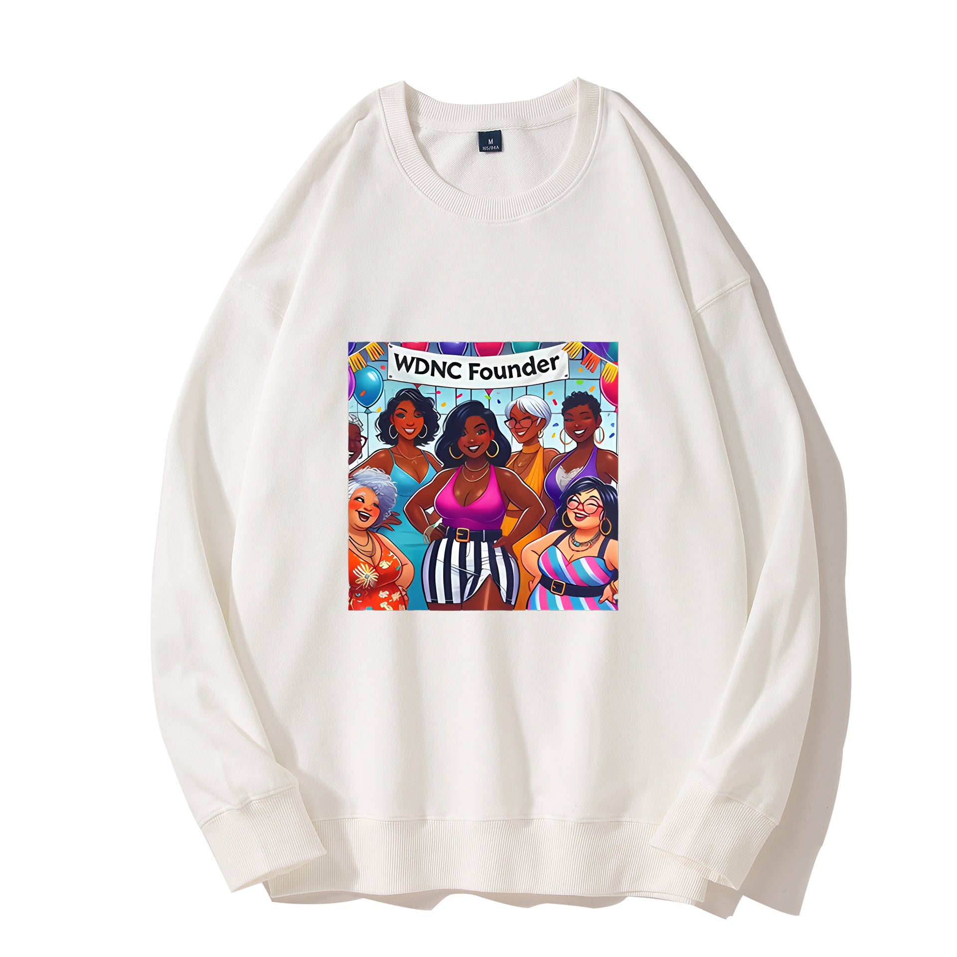 Women's Retro Fun We Don't Care About Menopause/Perimenopause Printed Sweatshirt