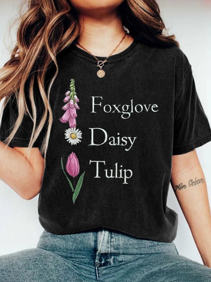 Women's Floral FDT Print T-Shirt