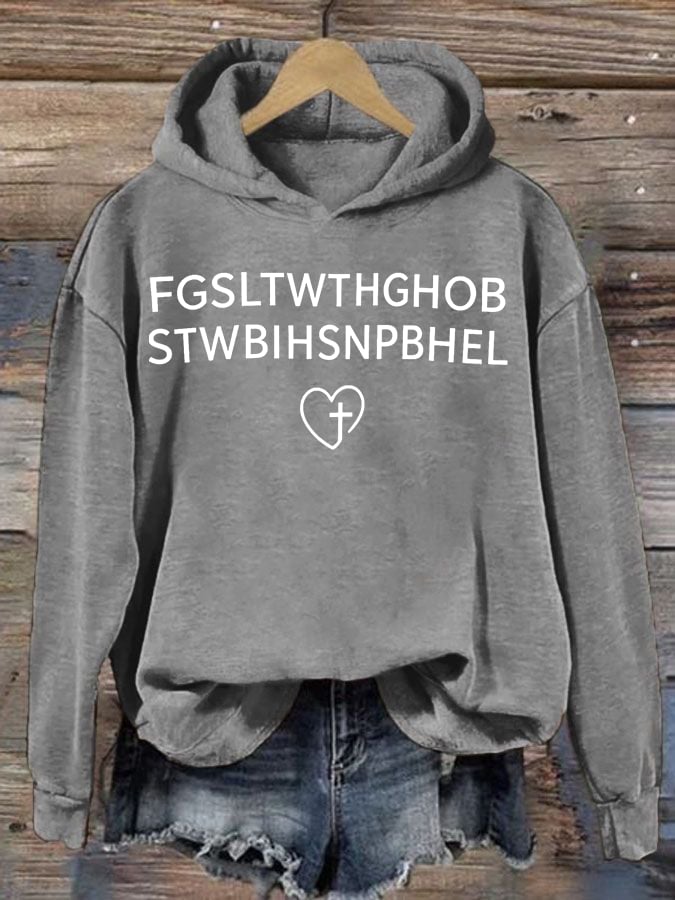 Women's  FGSLTWTHGHOB STWBIHSNPBHEL Printed Hoodie