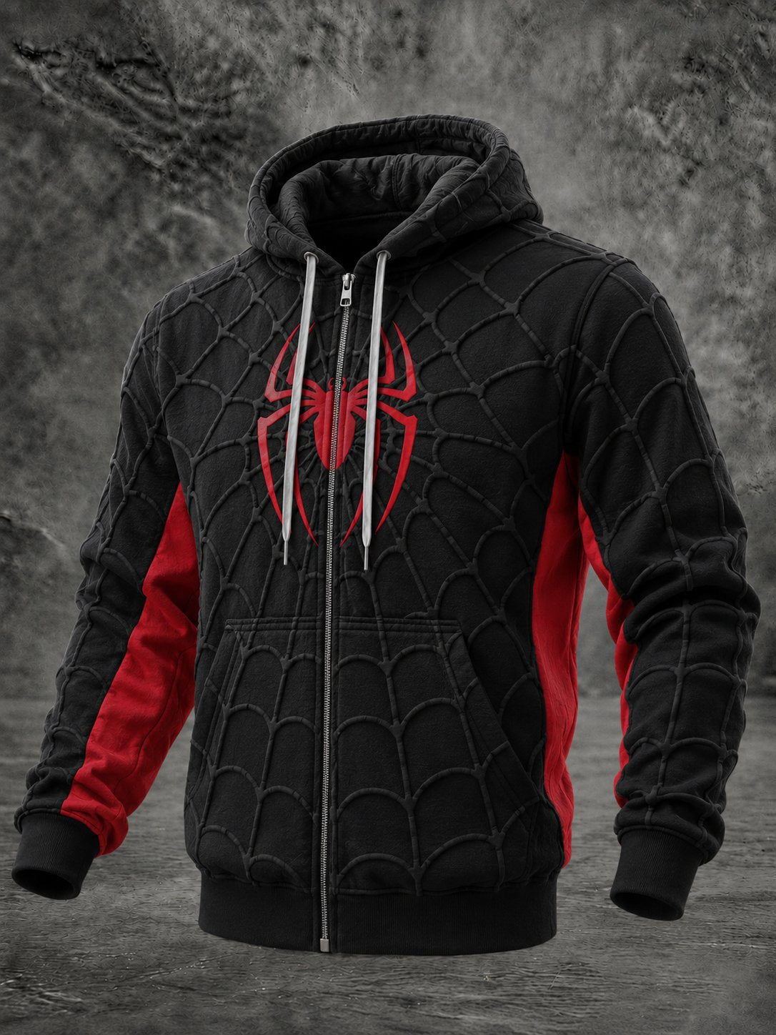 Men's Spider Graphic Print Hoodie