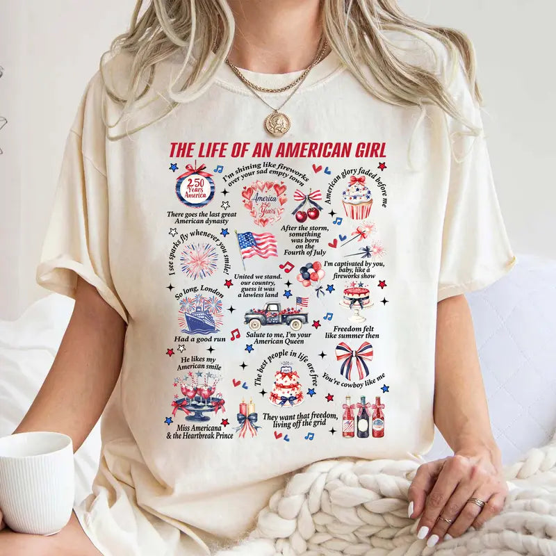 Women's  The Life of An American Girl T-Shirt