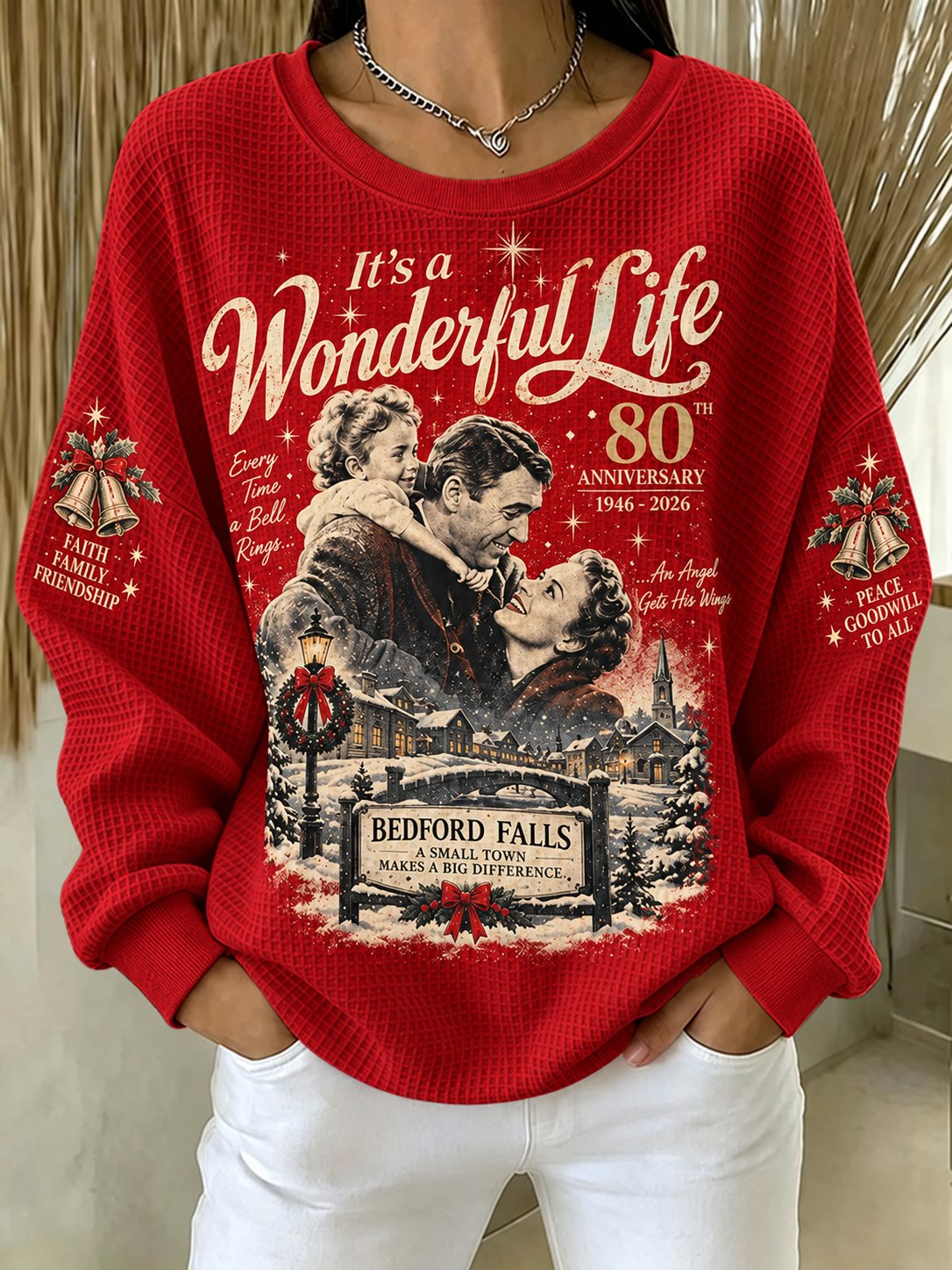 Women's Christmas Printed Casual Sweatshirt