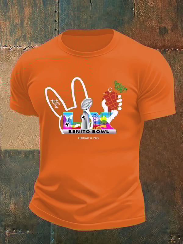 Men's  Opening And Halftime Shows Print Casual T-shirt