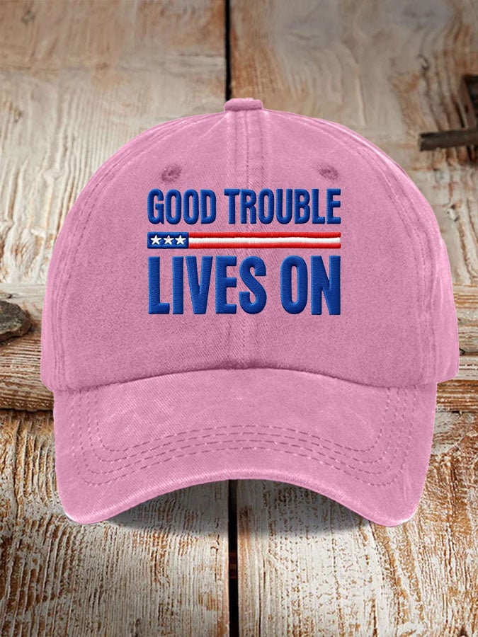 Unisex FDT  “Good Trouble Lives On” Printed Hat