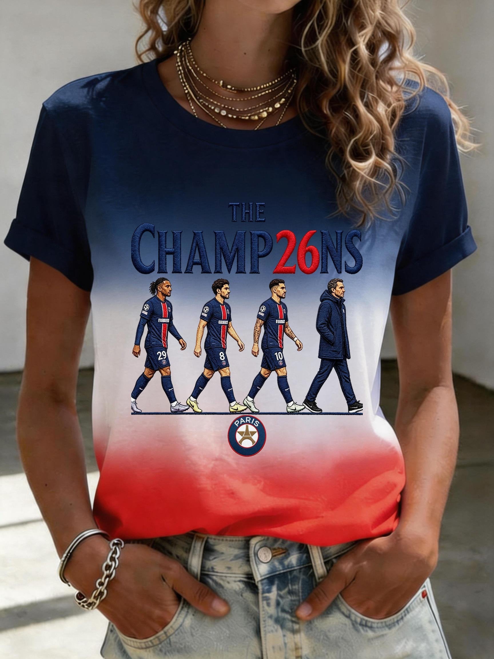 Women's Soccer Print T-Shirt