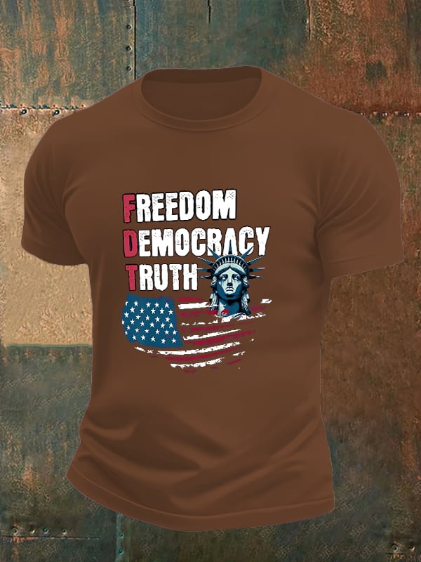 Men's FDT Printed Casual T-Shirt