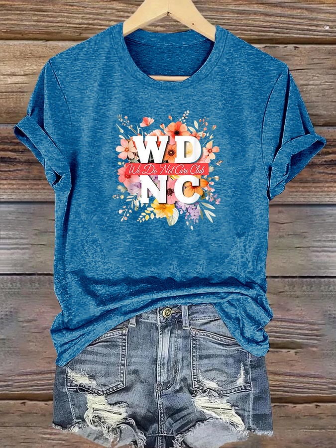 Women's  Retro Funny Proud Member Of Club Menopause Perimenopause Print T-Shirt