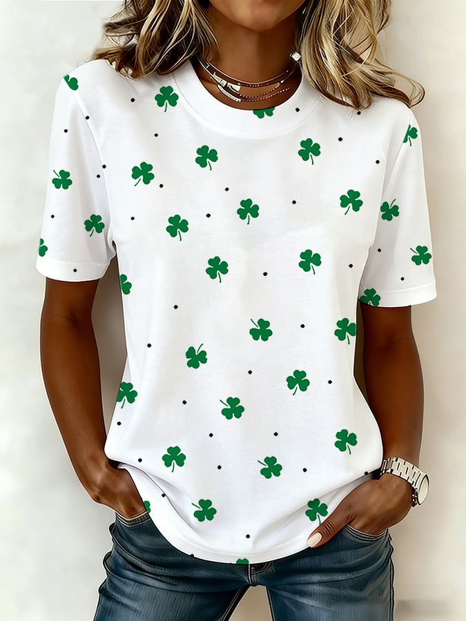 Women's casual St. Patrick's Day T-shirt