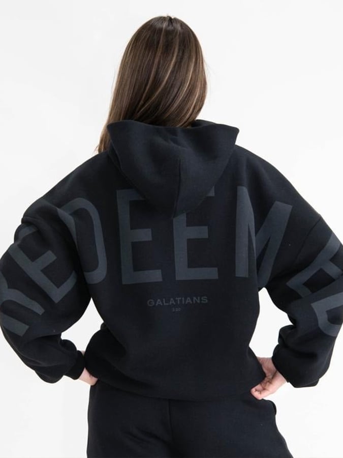 Women'S Casual Faith Print Hoodie