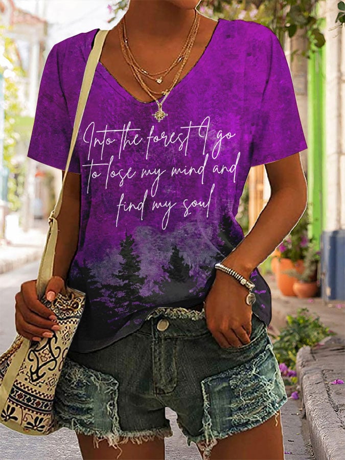 Women's National Park Print T-shirt