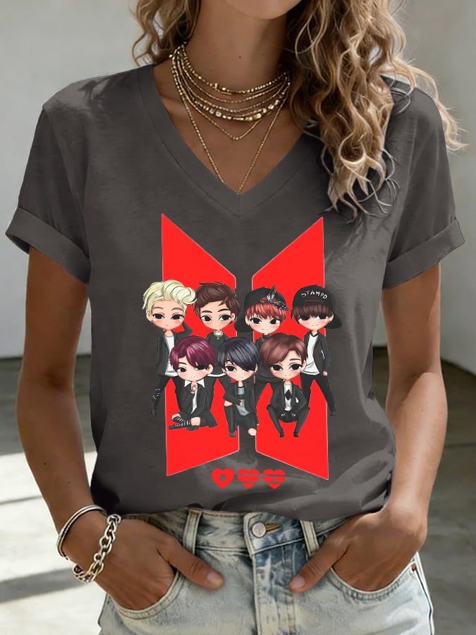 Women's Music Art Print T-shirt