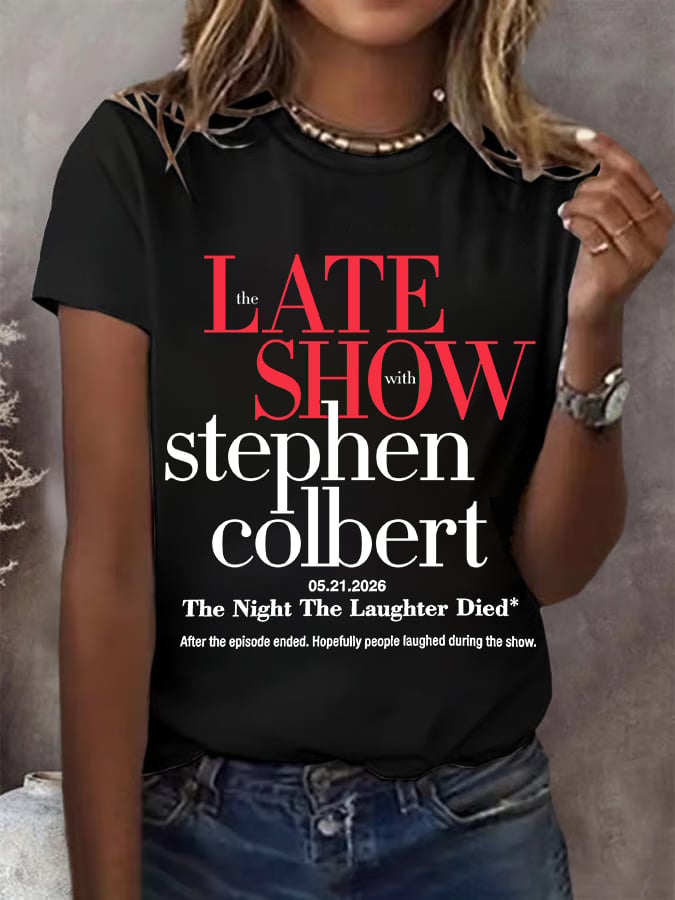 Women's Retro Last Show Print T-Shirt