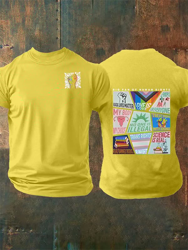 Men's  speaks my beliefs  Print  T-Shirt