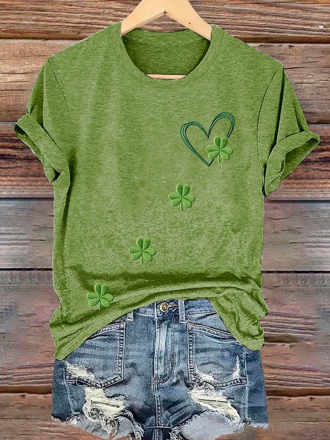 Women's St Patrick's Day Casual T-Shirt