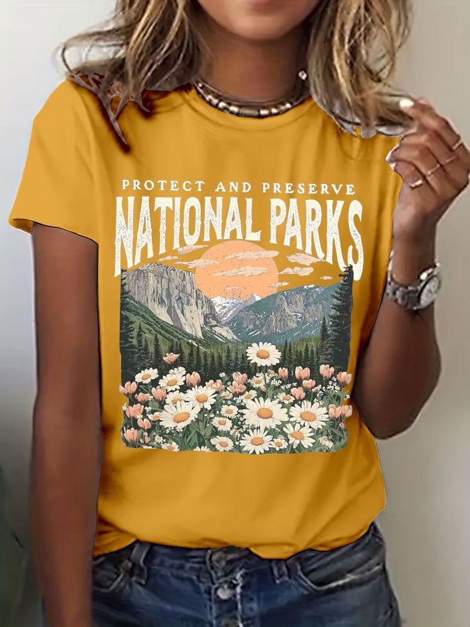 Women's National Parks Print T-shirt