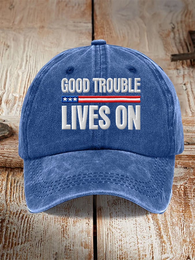 Unisex FDT  “Good Trouble Lives On” Printed Hat