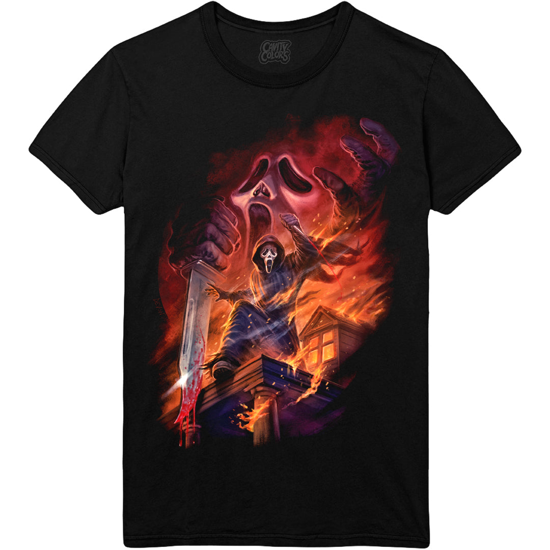 Unisex GHOST FACE: FIRE IN THE NIGHT - T-SHIRT