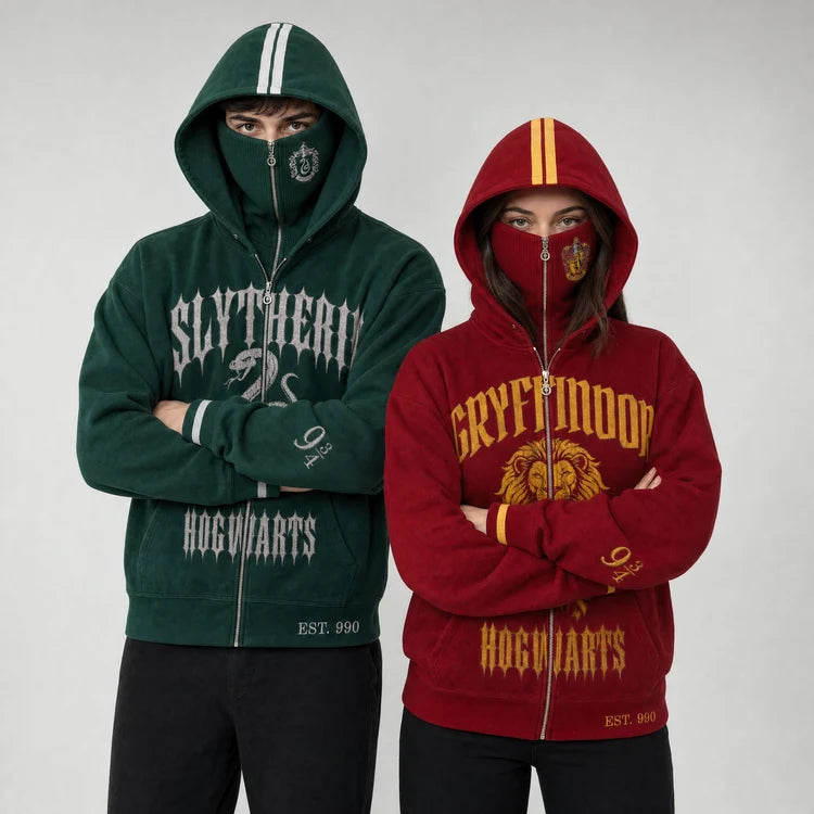 Unisex The House Hoodie – Magical Academy Zip-Up Sweatshirt ⚡✨⏳ Last day to save 50%