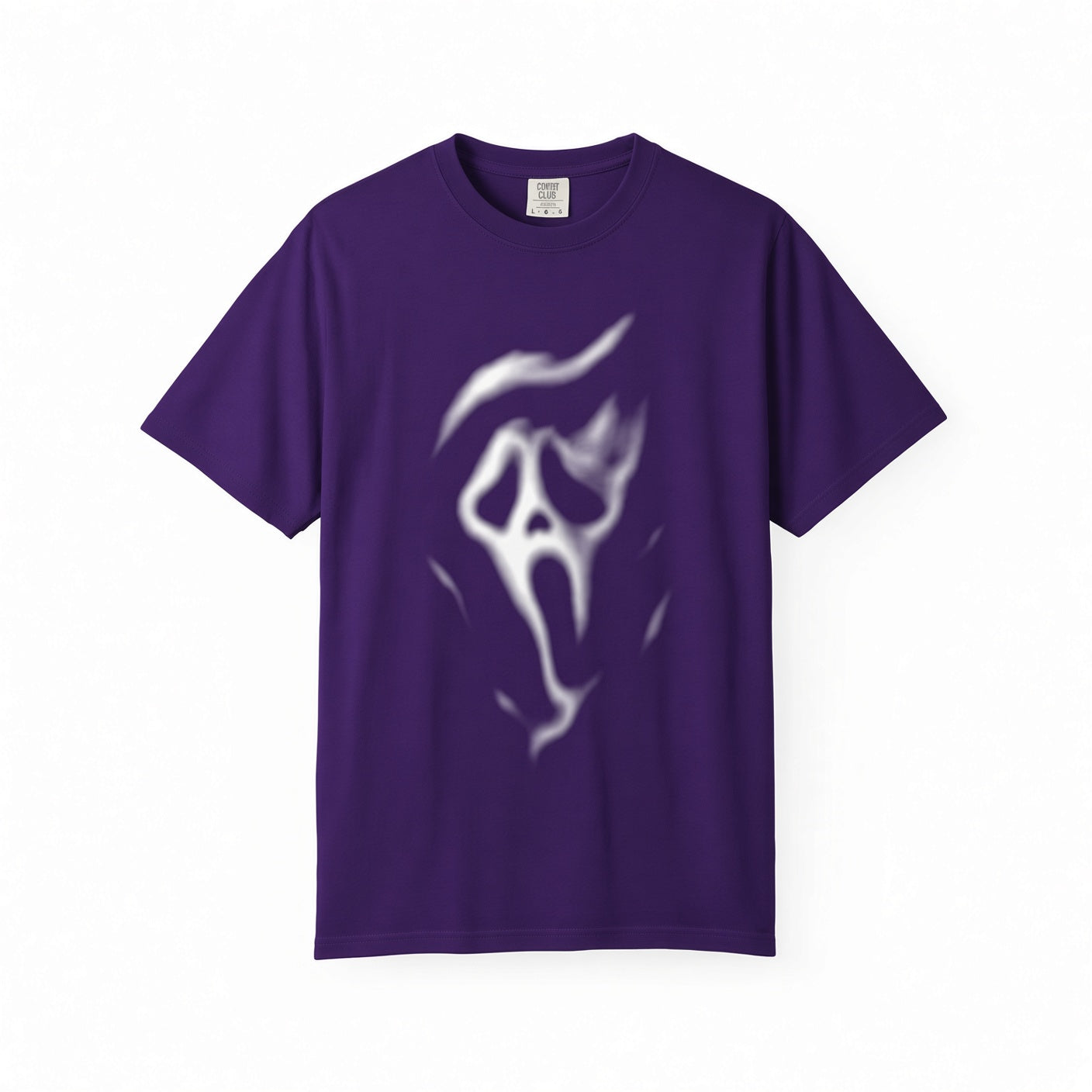 Unisex Halloween Ghostface Smoke Face T-Shirt