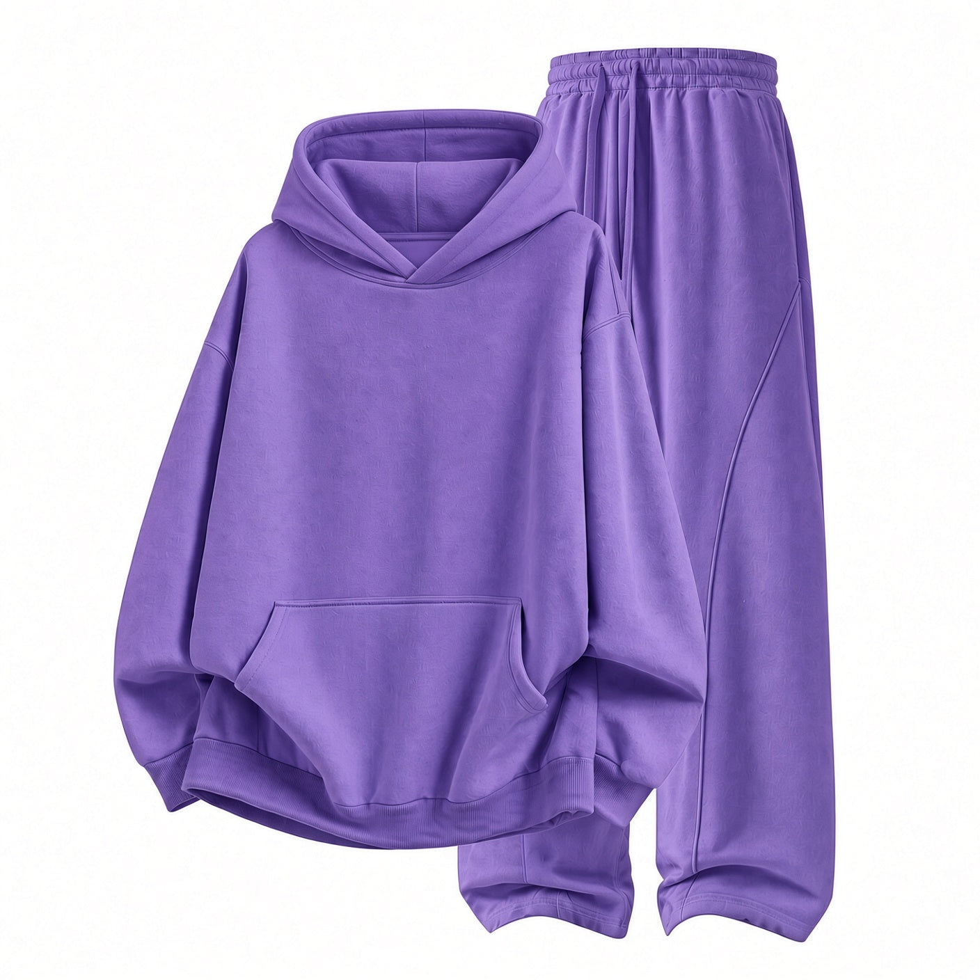 Unisex Cozy Hoodie & Wide-Leg Pants Set – Relaxed Streetwear Outfit ☁️