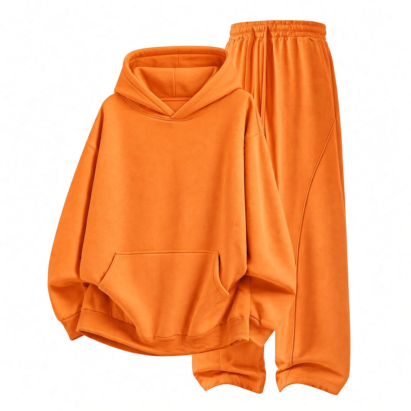 Unisex Cozy Hoodie & Wide-Leg Pants Set – Relaxed Streetwear Outfit ☁️