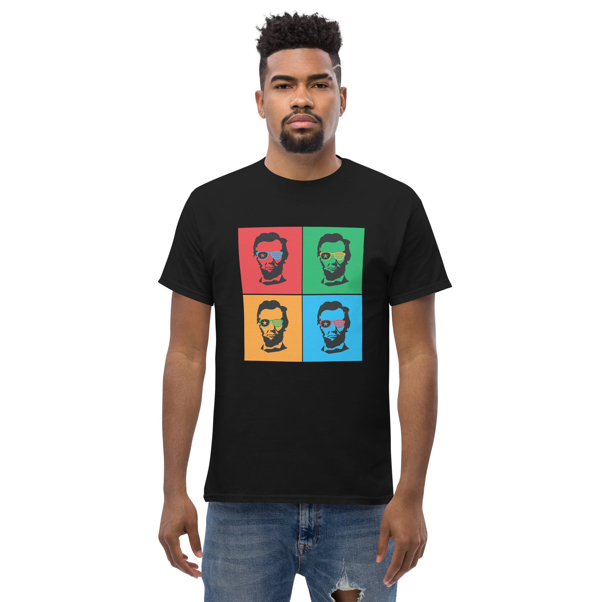 Pop Art Lincoln – Men’s classic tee