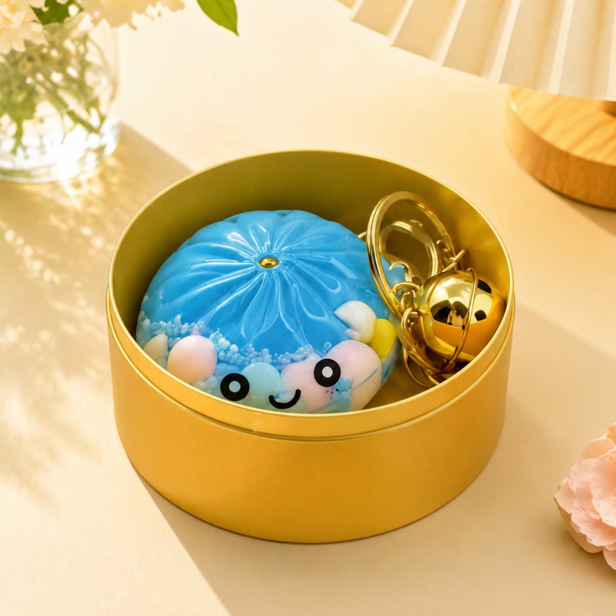 🔥 LAST DAY 50% OFF 🔥Glow In The Dark Kawaii Bao Bun Keychain