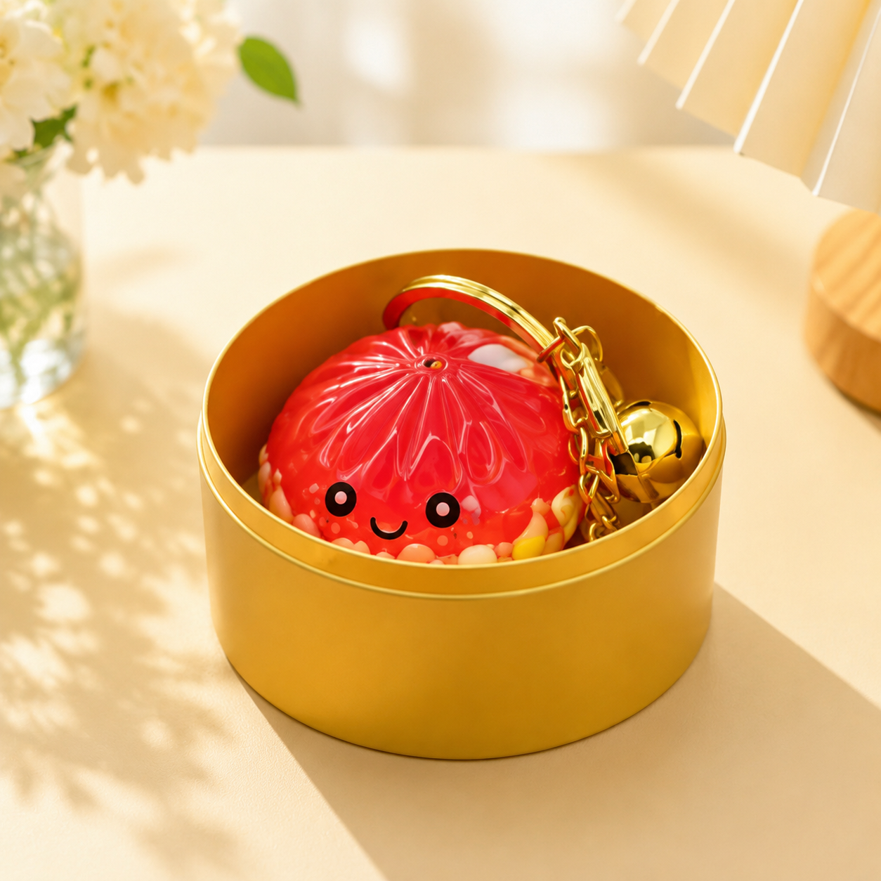 🔥 LAST DAY 50% OFF 🔥Glow In The Dark Kawaii Bao Bun Keychain
