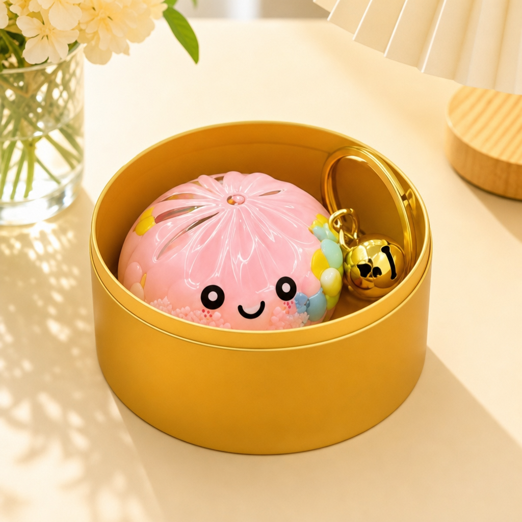 🔥 LAST DAY 50% OFF 🔥Glow In The Dark Kawaii Bao Bun Keychain