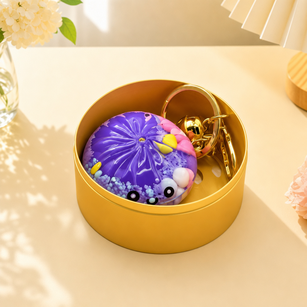 🔥 LAST DAY 50% OFF 🔥Glow In The Dark Kawaii Bao Bun Keychain