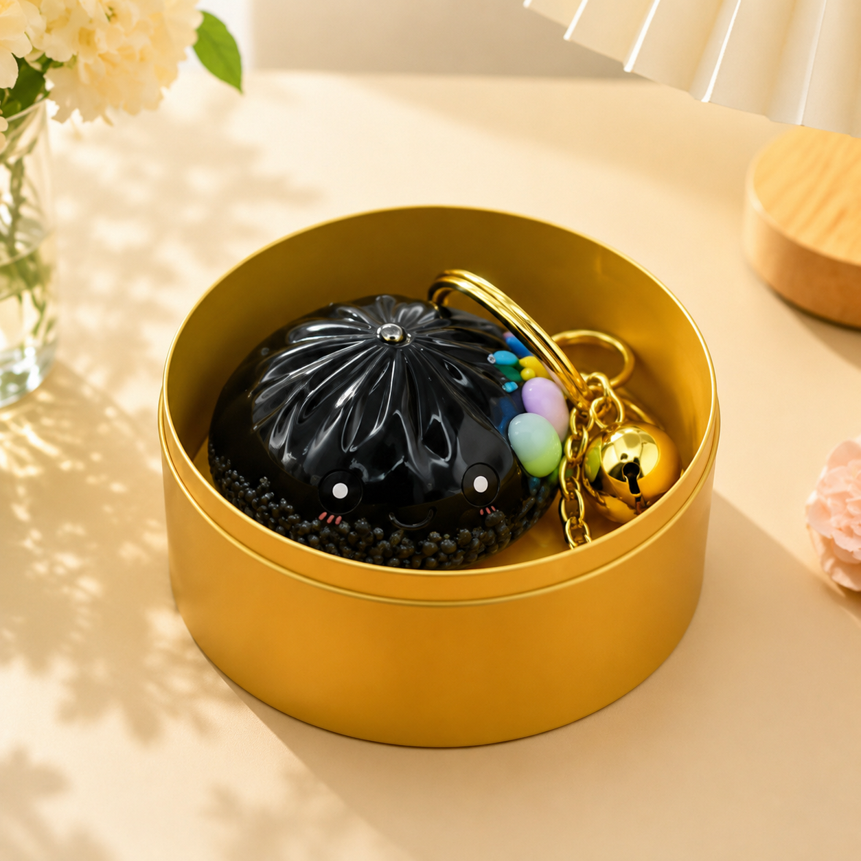 🔥 LAST DAY 50% OFF 🔥Glow In The Dark Kawaii Bao Bun Keychain