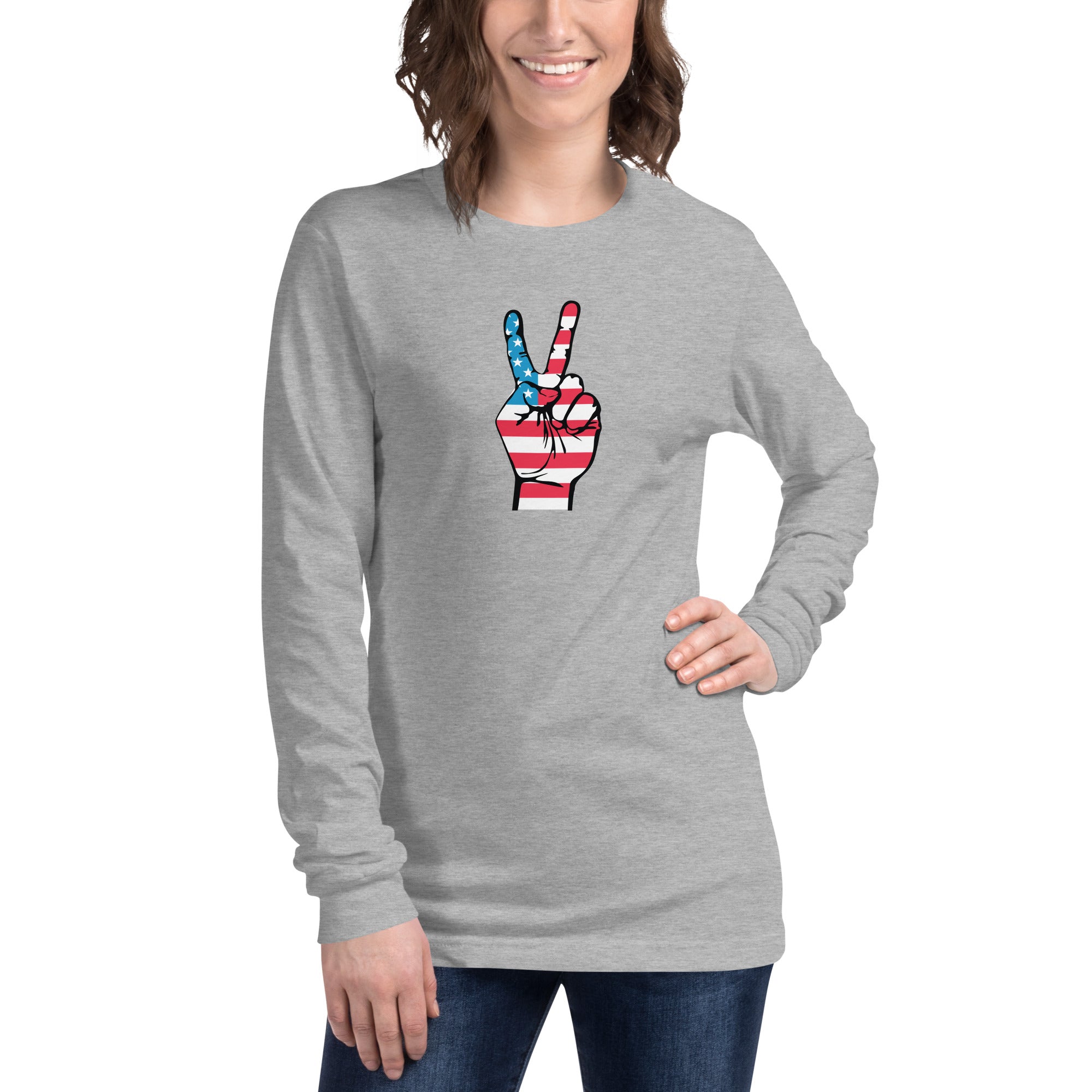 Peace in America – Unisex Long Sleeve Tee