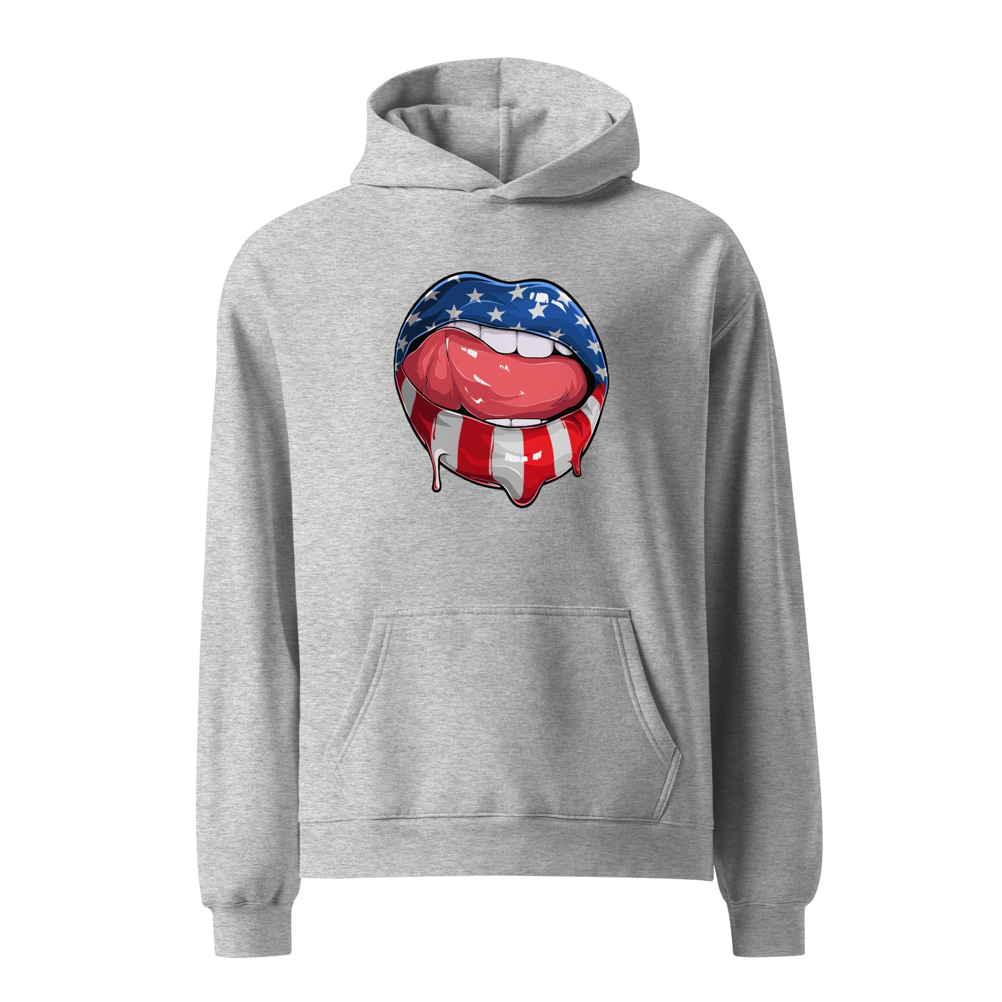 Patriotic Lips – Unisex oversized hoodie