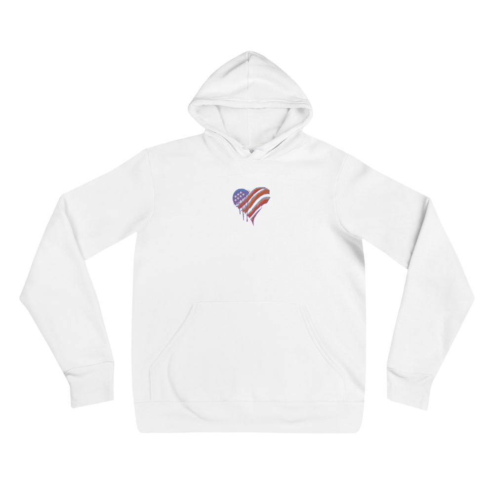 Painted Patriot – Embroidered Unisex hoodie