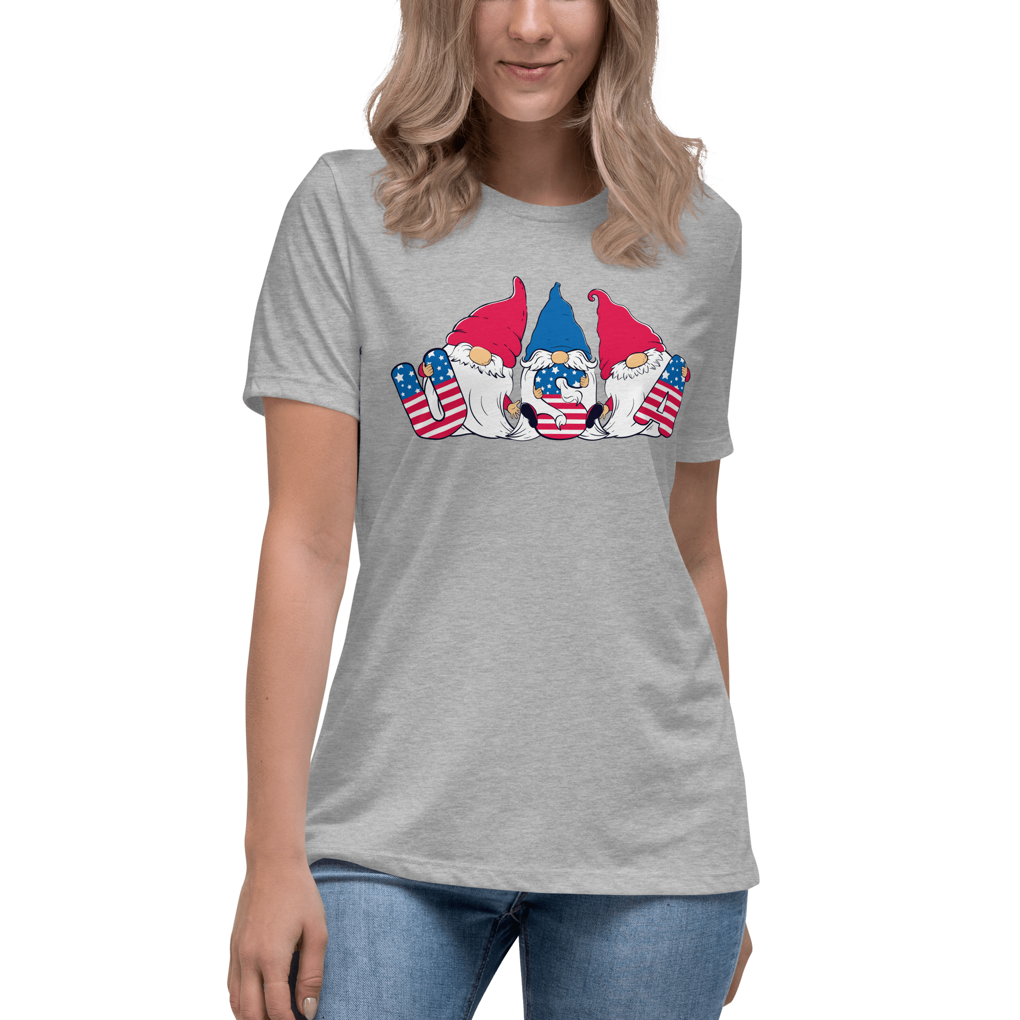 USA Gnomes – Women’s Relaxed T-Shirt
