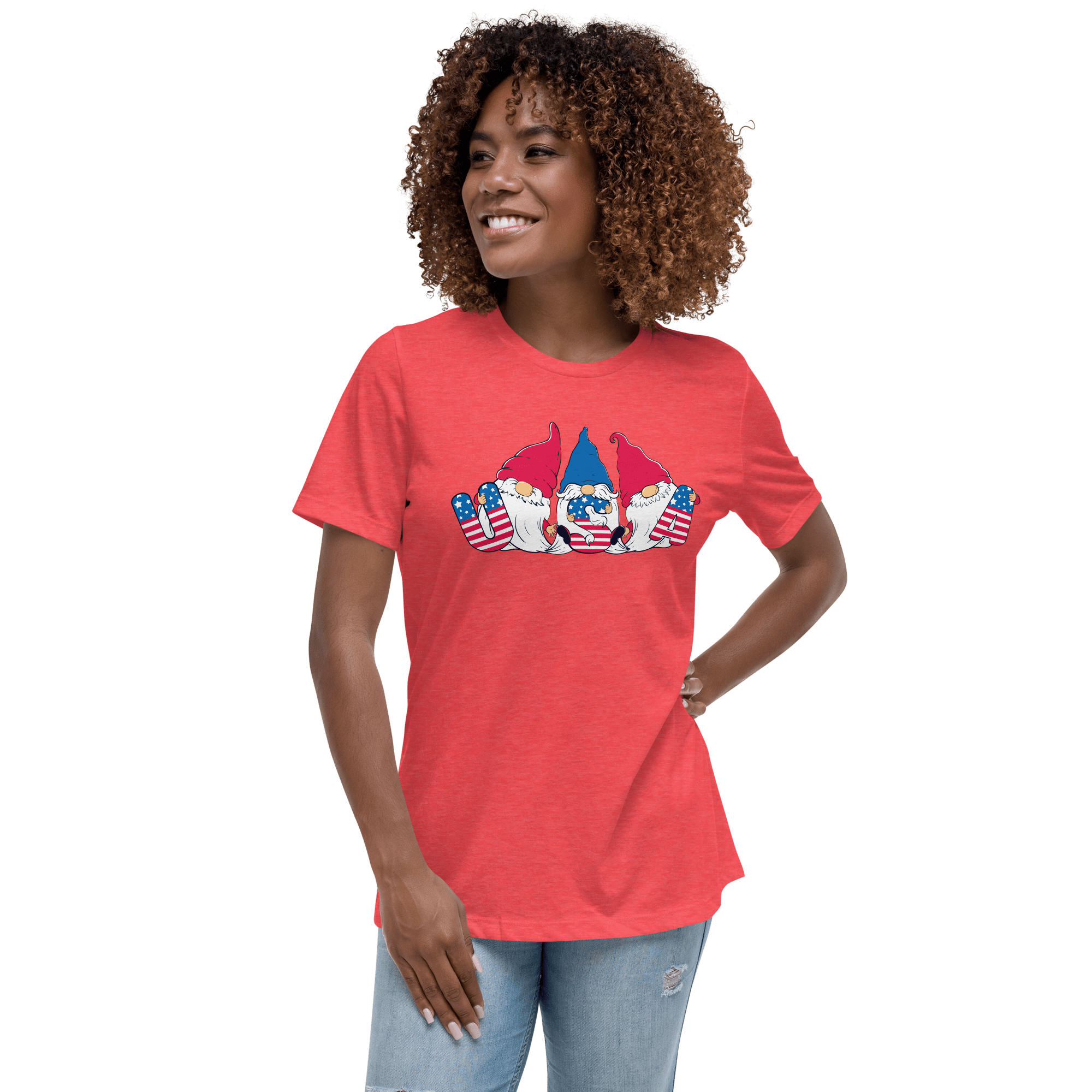 USA Gnomes – Women’s Relaxed T-Shirt